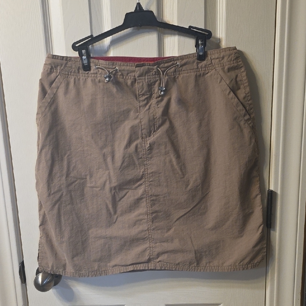 Gloria Vanderbilt Tan Mini Skirt